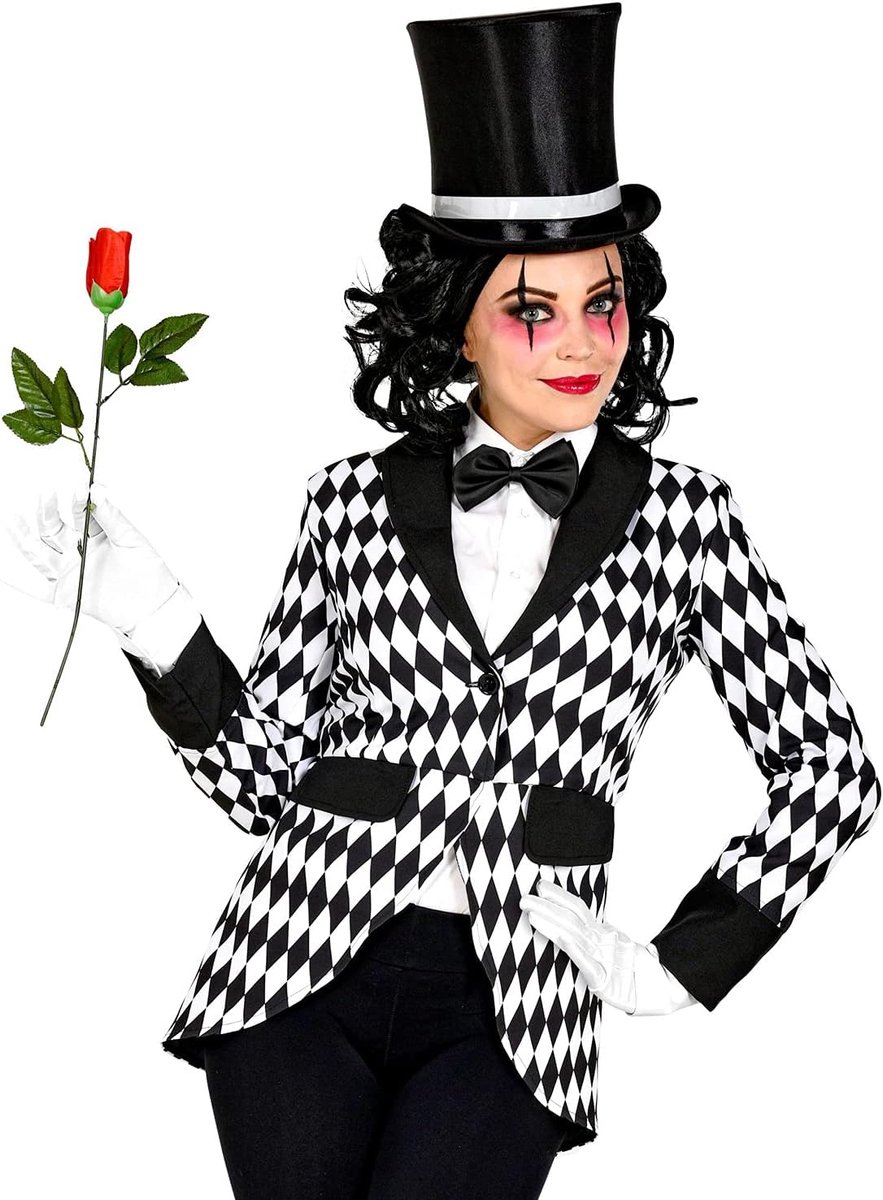 WIDMANN MILANO Party Fashion - Kostuum harlekijn, clown, circus, carnaval, themafeest