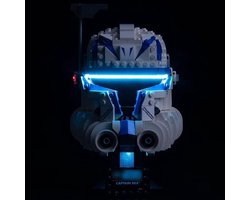 Compatibel met Lego 75349 Captain Rex helm, ledverlichting voor Lego Captain Rex helm, The Clone Wars verzamelmodel