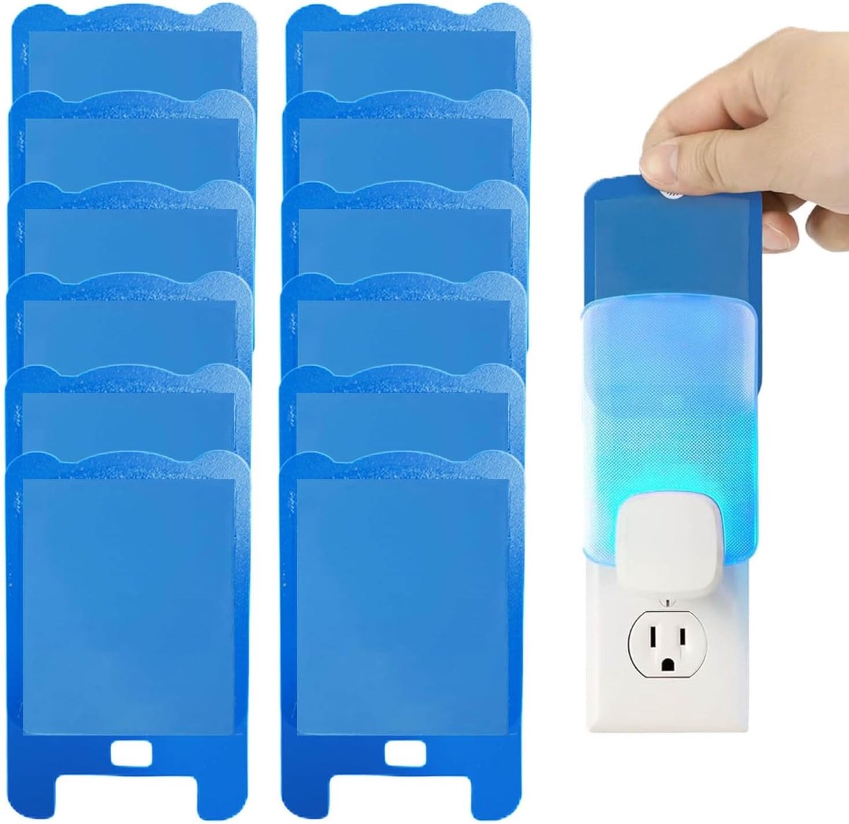 Binnen 360° UV Dubbelzijdig Draaibare Stekker 12 Stuks Set