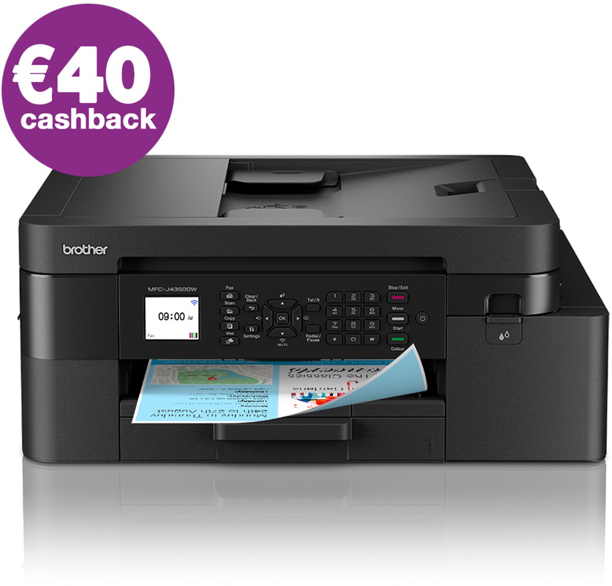 Brother MFC-J4350DW multifunctionele printer Inkjet A4 1200 x 4800 DPI Wifi