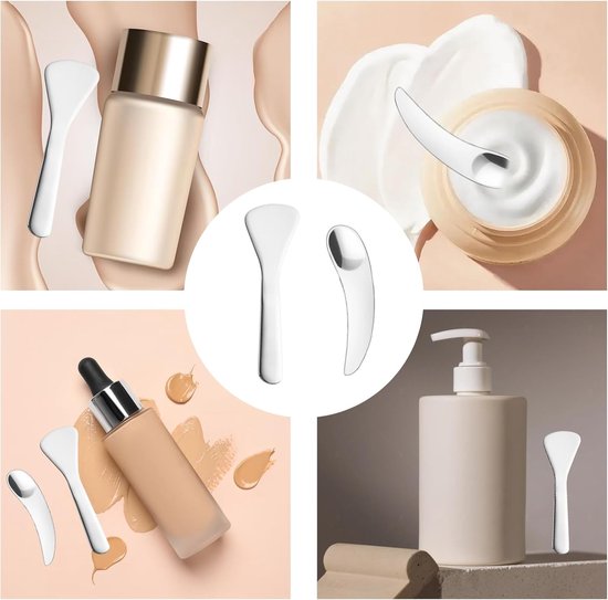 Spatels, spatel, cosmetica voor crèmespatel, wasgel, gezichtsmasker voor salon, thuisgebruik — afbeelding 5