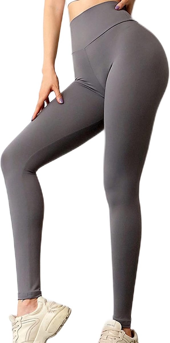 Legging Push up Hoge Taille Geplooid Sport Yoga Broek