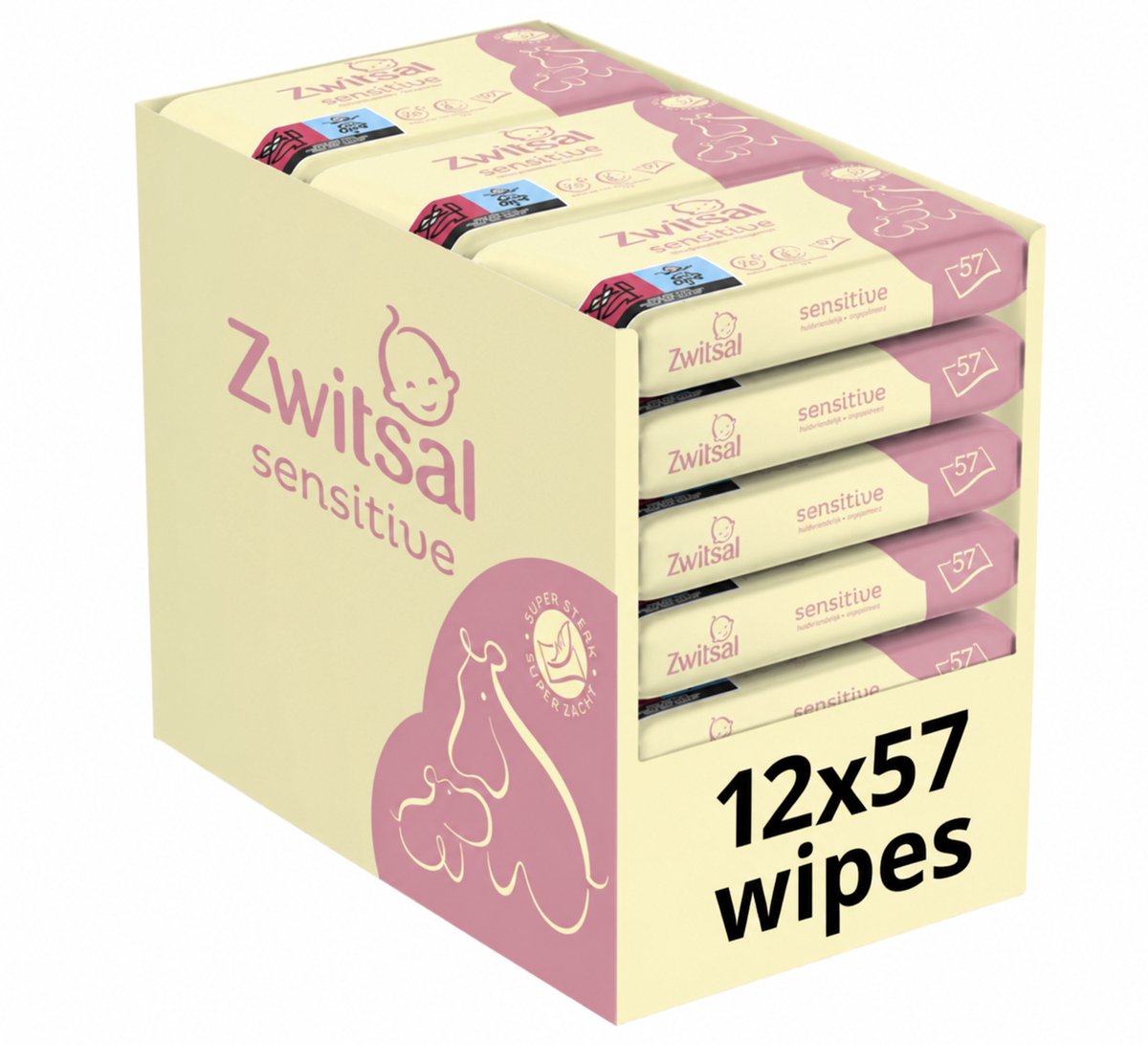 Zwitsal Sensitive billendoekjes | 684 stuks