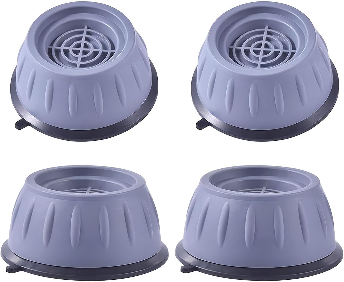 Antivibratie voeten voor wasmachines - Universele, niet-slip rubberen voetjes ter bescherming en verlenging van de levensduur van uw wasmachine