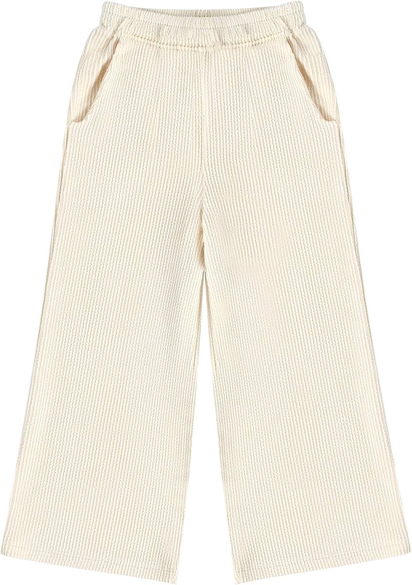 Broek Legging Direct Been Broek Bruin Geribbeld breisel Sportschool Gewoontjes 5-14 jaar
