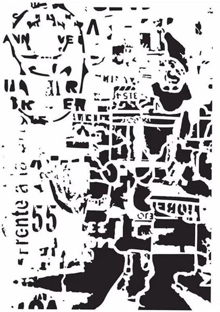 Cadence Mixed Media Stencil MA76 21x29 cm