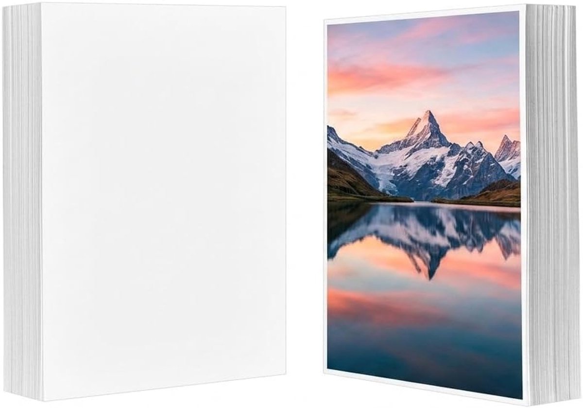 Hoogwaardig Fotopapier voor Professionele Afdrukken, Glanzend en Mat, A4 Formaat