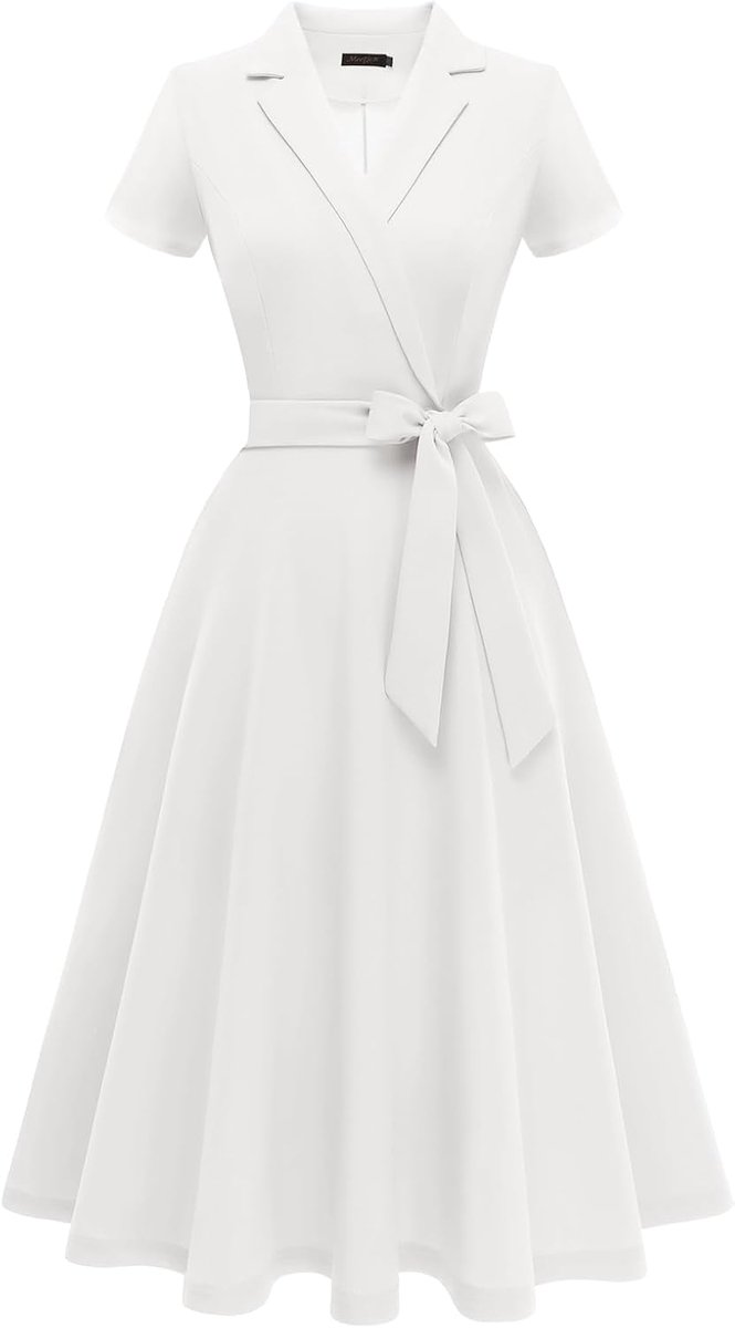 Cocktail Jurk voor Vrouwen Avondfeest Tea Length Swing Semi-Formeel Graduation Guest Jurken