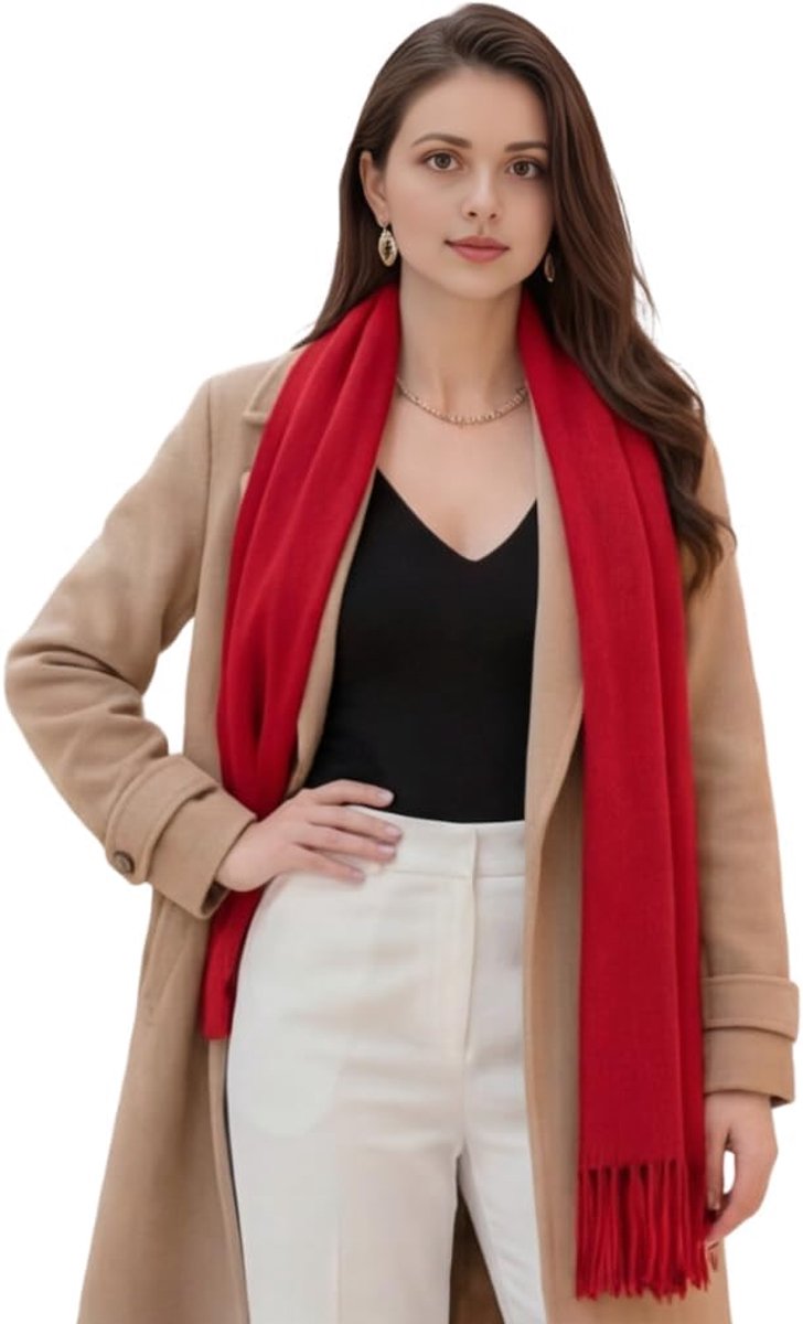 kasjmier sjaal herfst winter 185x65 wit kasjmier sjaal zwart pashmina doek wollen sjaal effen kleur damessjaal cadeau voor haar