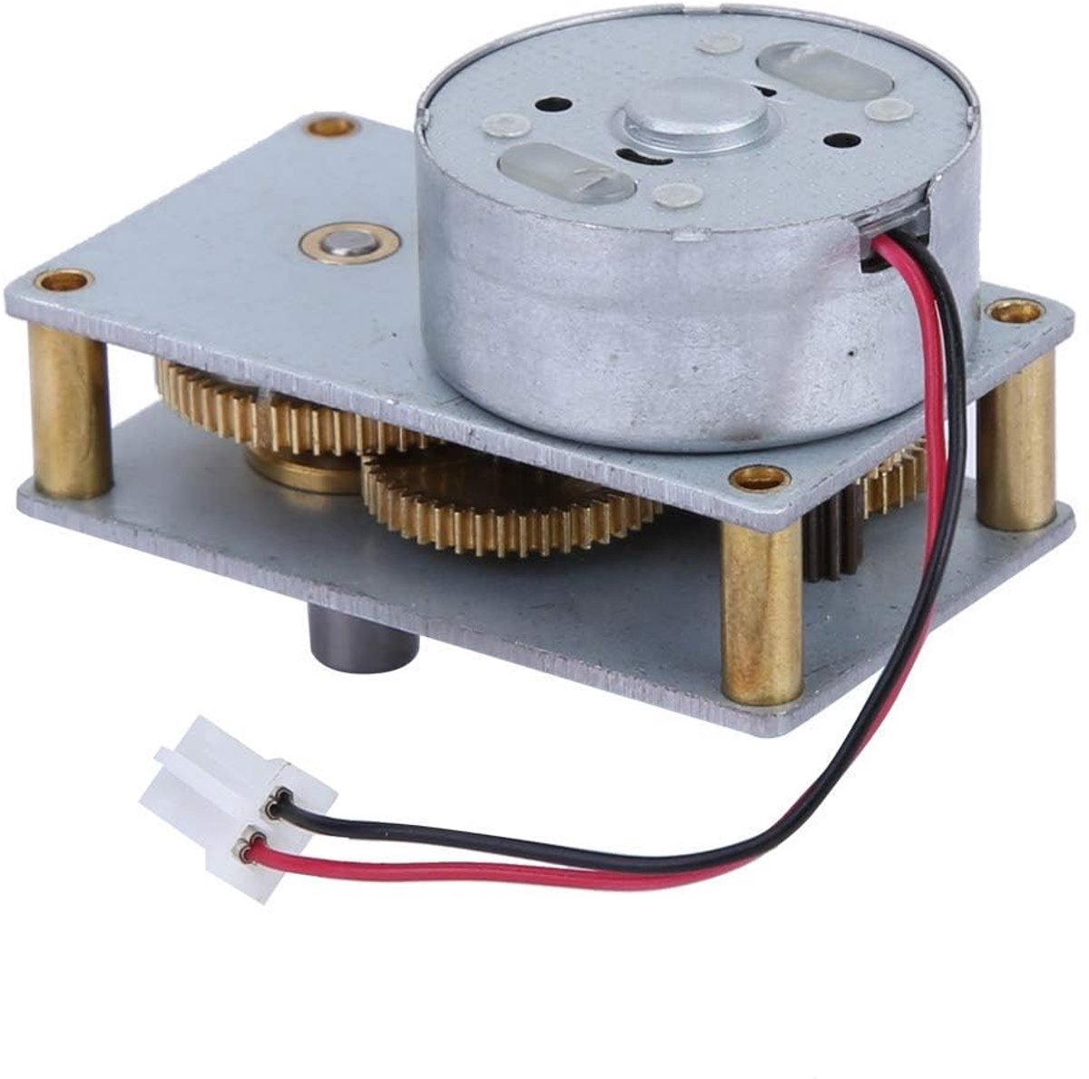 3-12V DC-motor Omkeerbare metalen tandwielkast Motortoerentalreductie Motorzonekleptoerentallen Reductiemotor Klepreductiemotor 27 tpm