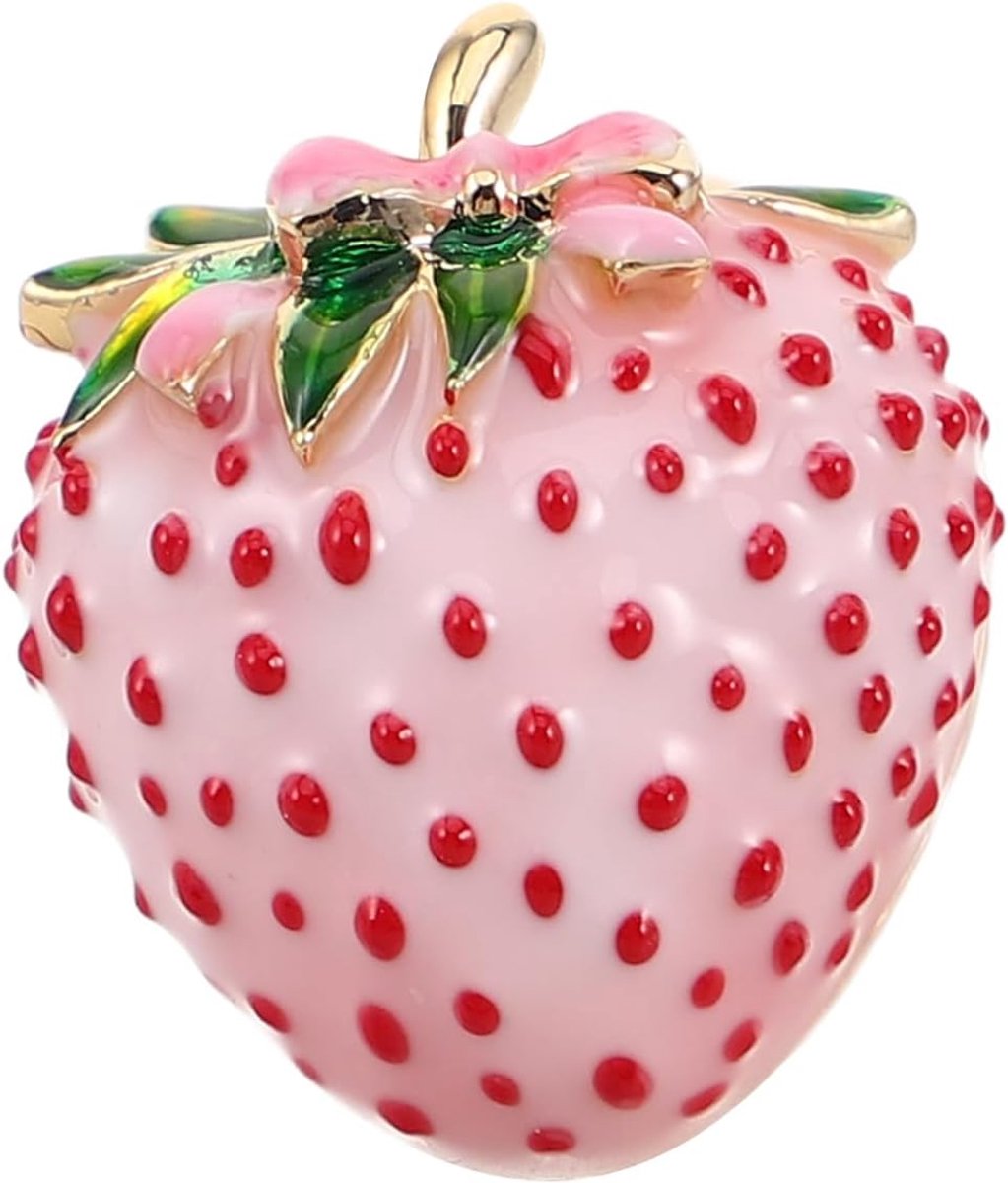 Broches schattige fruit metalen speld rugzak sjaal hoed tas decoratie meisjes vrouwen voor jurk pak hoed tas sieraden accessoires roze