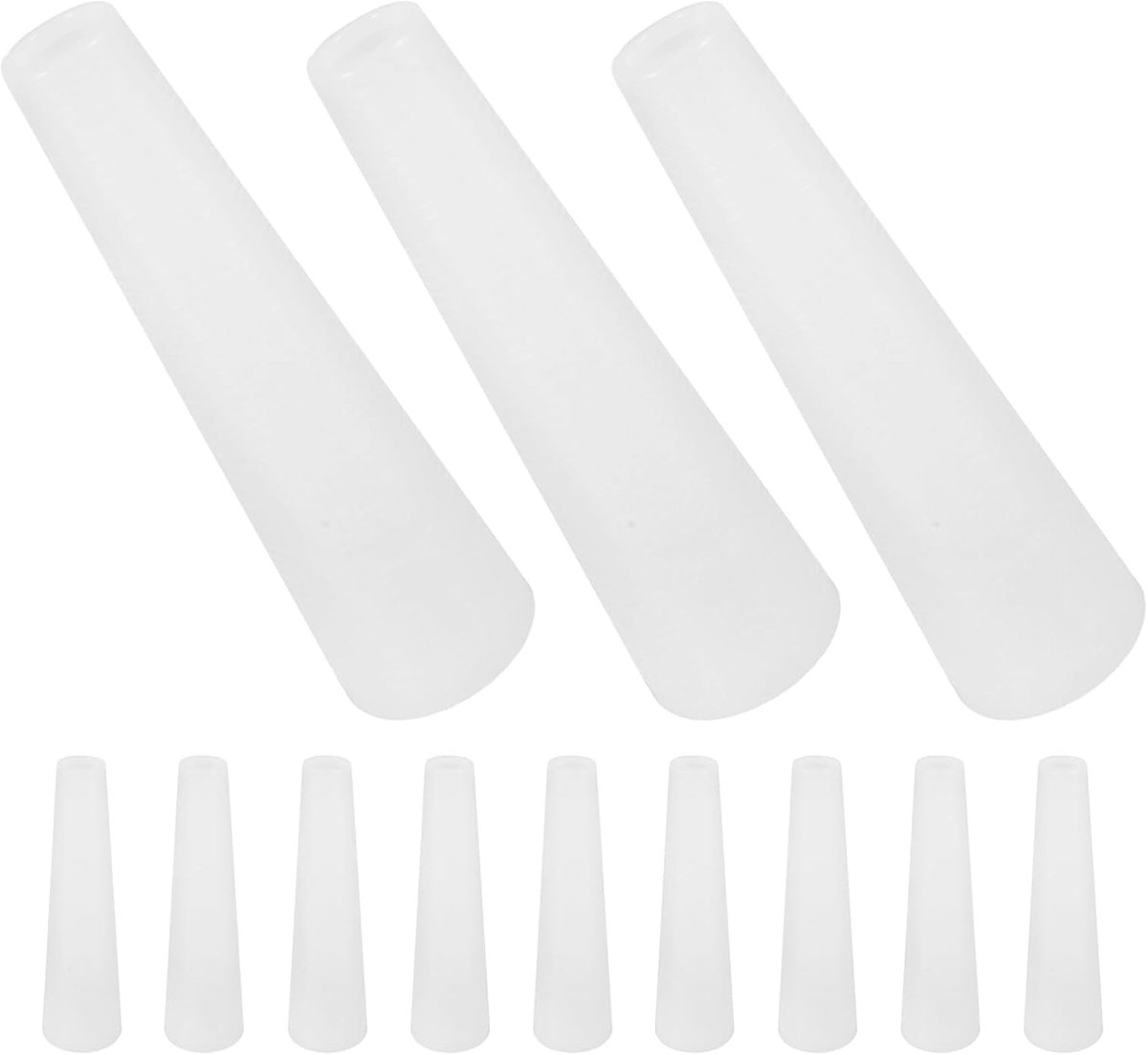 12 Stuks Plastic Conische Garenwikkelbuizen Lichte Duurzame Spoelhouders voor Breien Naaien Efficiënt Garenbeheer Knoopvrij Organiseren van Weefdraden