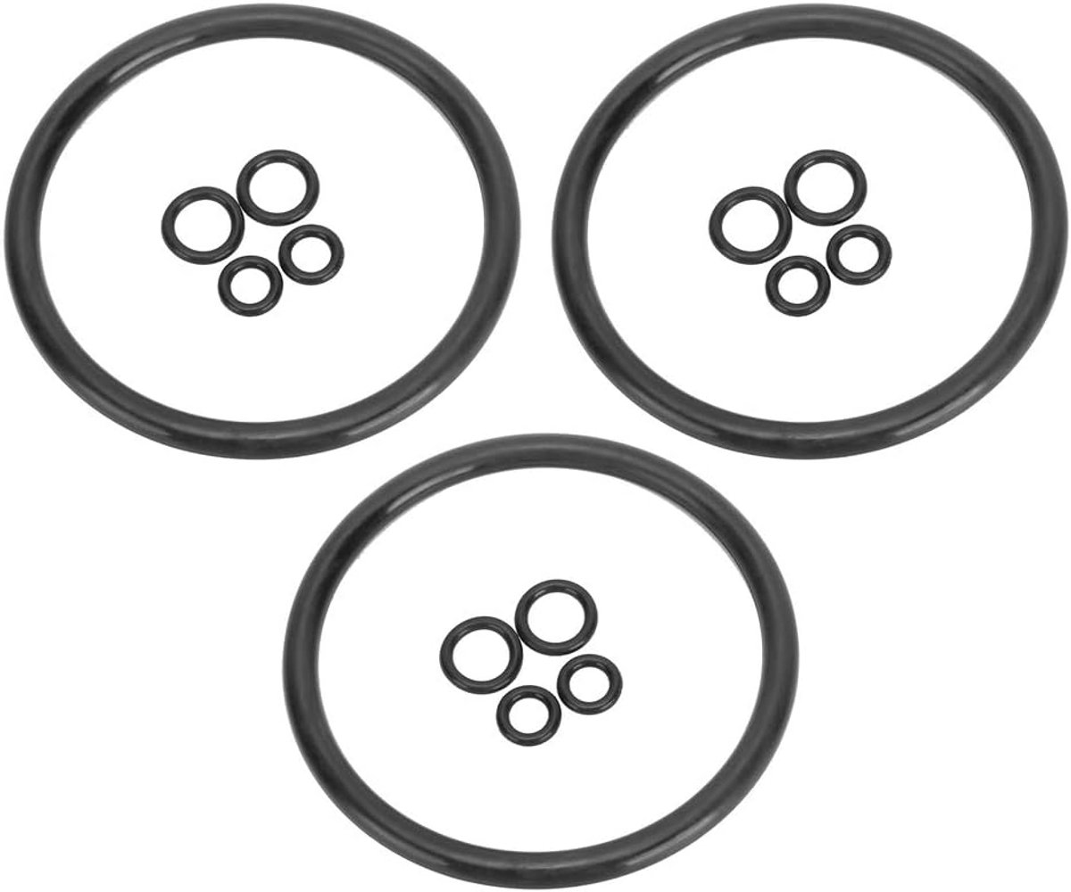 Deksel O-ring Vervangingsset, 15 Stuks Food Grade Siliconen met Duurzame Afdichtingspakking 3,94 Inch Groot, 0,59 Inch Medium, 0,43 Klein voor Thuisbrouwen