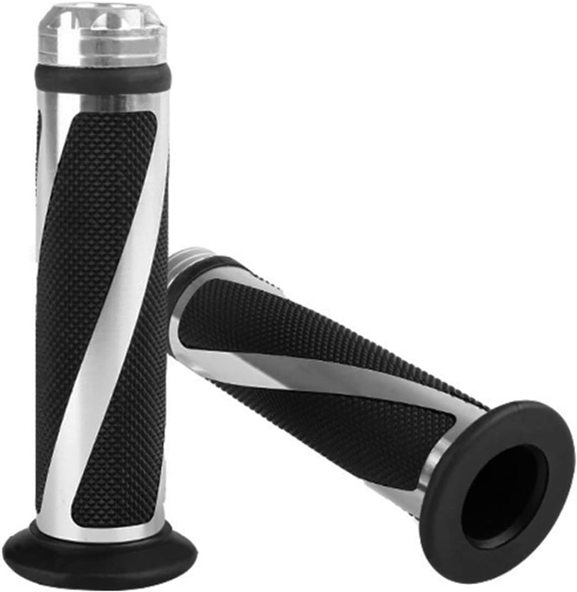 Stuurgrepen Handvat 22MM 7/8" Stuur Rubberen Aluminum Handgrepen Antislip Universele voor Motor Scooter Quad Cruiser Off Road (4)