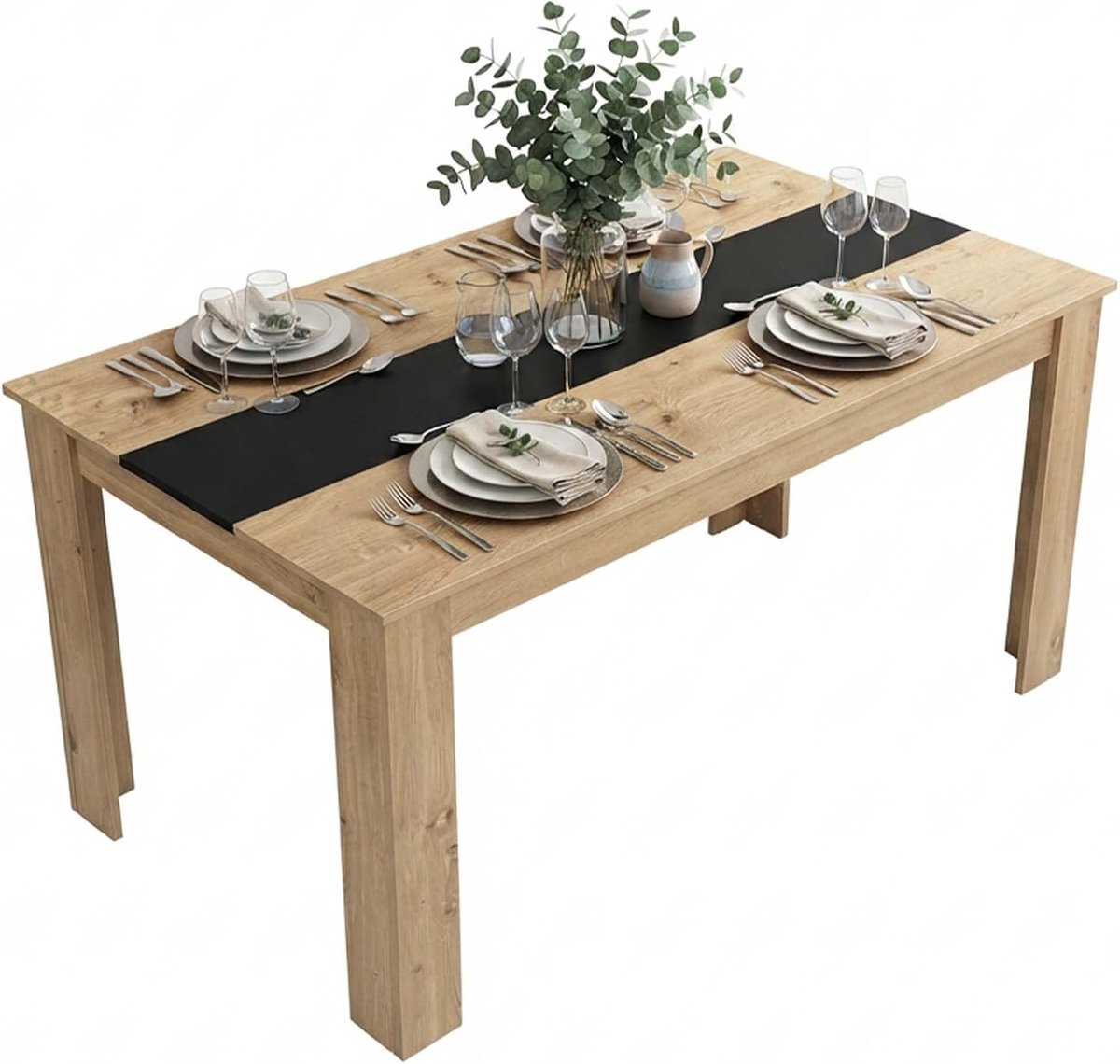 Eettafel hout 140×70 cm keukentafel eettafel eettafel industrieel