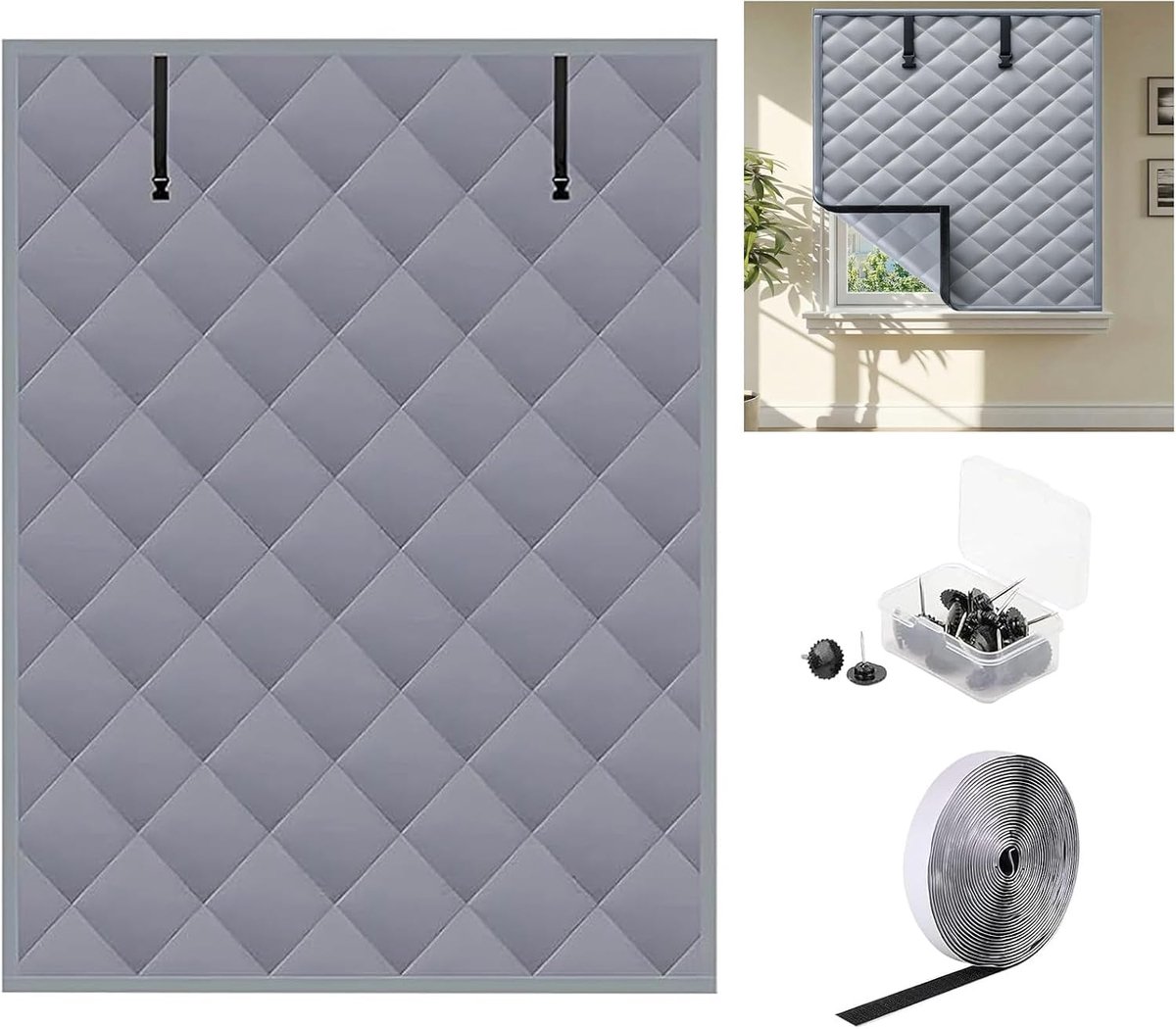 Raamisolatieset 120 x 160 cm, isolatiefolie voor ramen tegen kou, thermische raamafdekking, winter, voor badkamer, slaapkamer, oude bouw, huurwoning en verschillende soorten ramen
