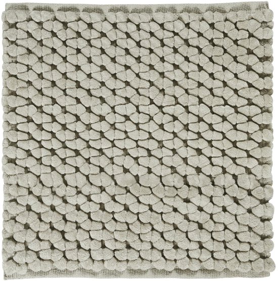 Nomad Badmat Greige | 60 x 100 cm | Lichtgrijs / Beige | Katoen / Polyester