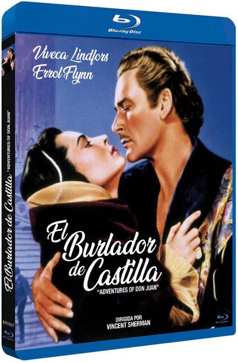 Liefdesavonturen van de Don Juan/De avonturen van de Don Juan/Adventures of Don Juan 1948 EU import met Duitse toonspoor