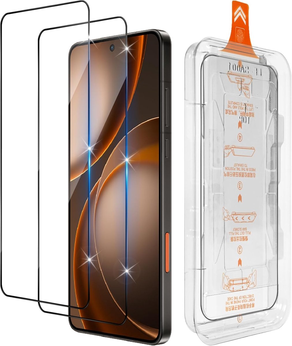Beschermfolie voor OPPO Find X9 Ultra 5G, pantserglas, autoinstallatie, 9H hardheid, 0,33 mm, ultraheldere folie, krasbestendig, luchtbelvrij, 2 stuks