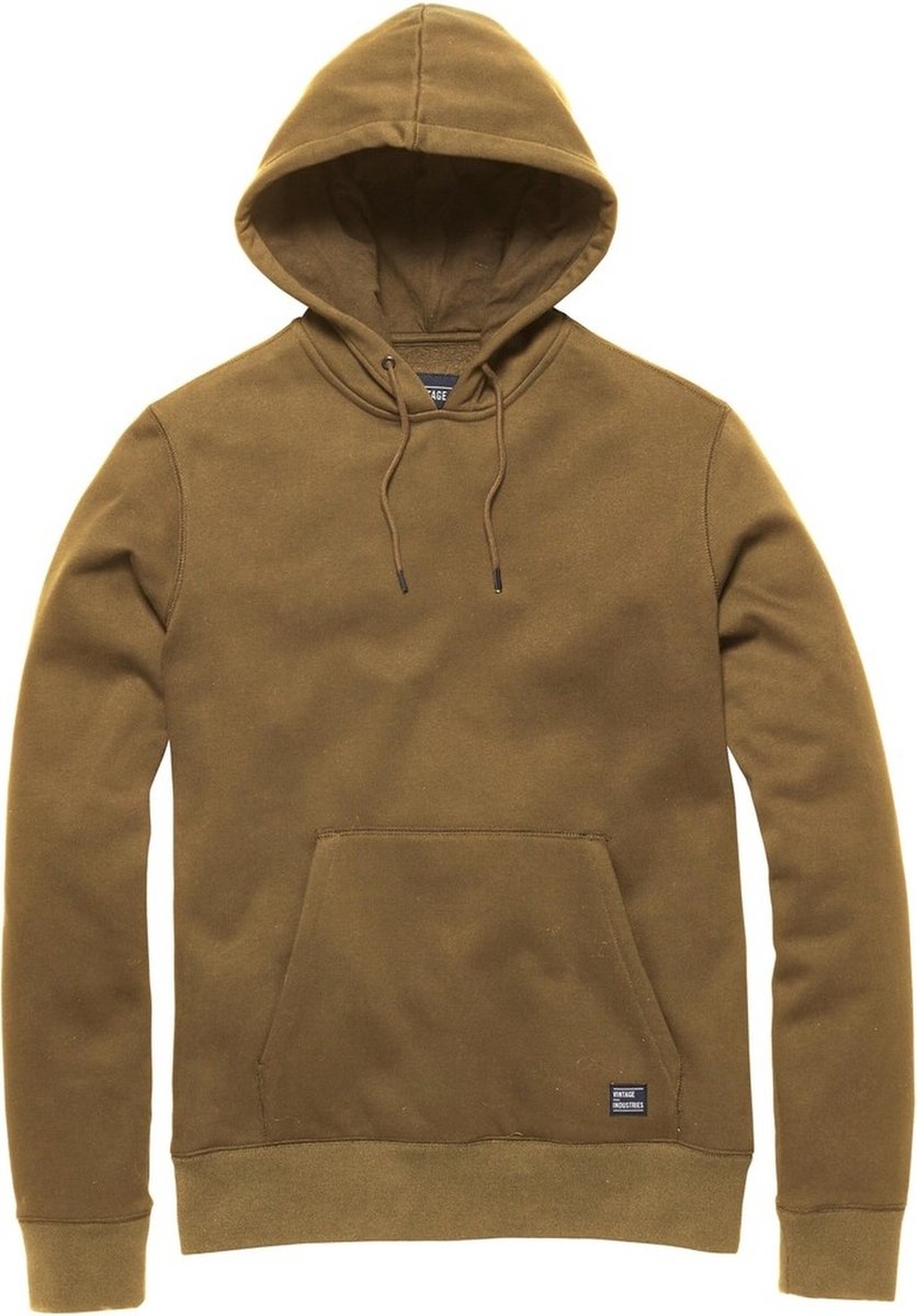 Vintage Industries Hoodie Derby Sweatshirt met capuchon Taupe