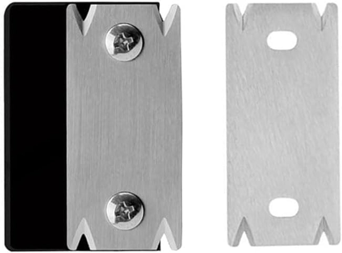Fineerrandsnijder met 1 reservemes, randsnijder, ommmer, houtbewerking, gereedschap, handschaaf, houtbramen, houten rand, trimmer, eenhandsschaaf voor pvc ABS, zwart