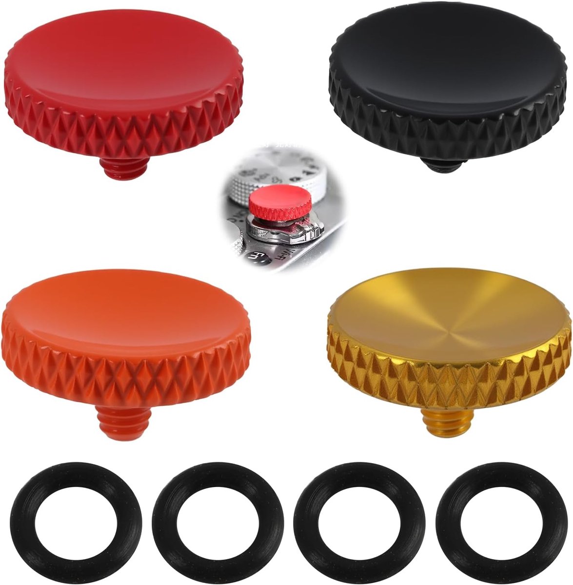 Soft Release knop, sluitknop compatibel met X100VI, X100V, X-T5, X-T4, X-T3, X-T2, X-PRO3, X-PRO2, X-PRO1, XE4, XE3, XT30, XT20, XT10, X100, X100T, X100F