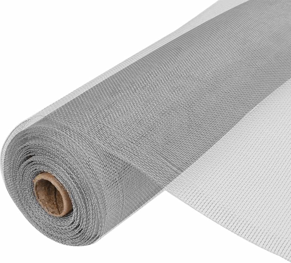 Yorten Aluminium stof lichtschacht draad aluminium vliegengaas 100 x 1000 cm (B x L) zilver