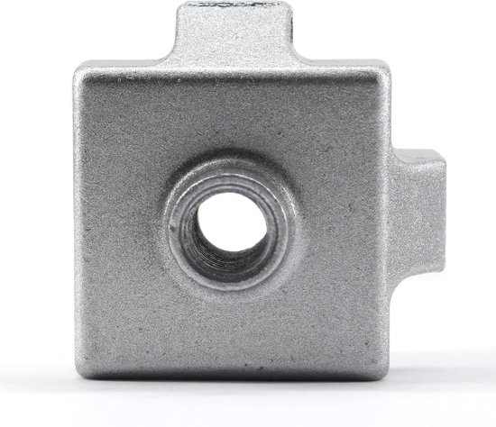 (6 stuks) 3030 M12 Voet End Connector Floor Mount Base Beugel voor T Slot Aluminium Extrusie Profiel — afbeelding 2