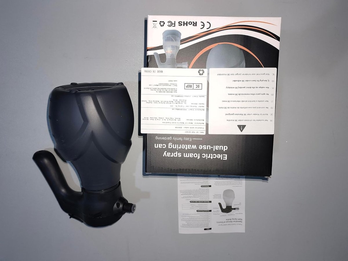 Schuimsproeier, 2 l, 60 psi, 3 modi, batterij 2500 mAh, reiniging voor auto en tuin