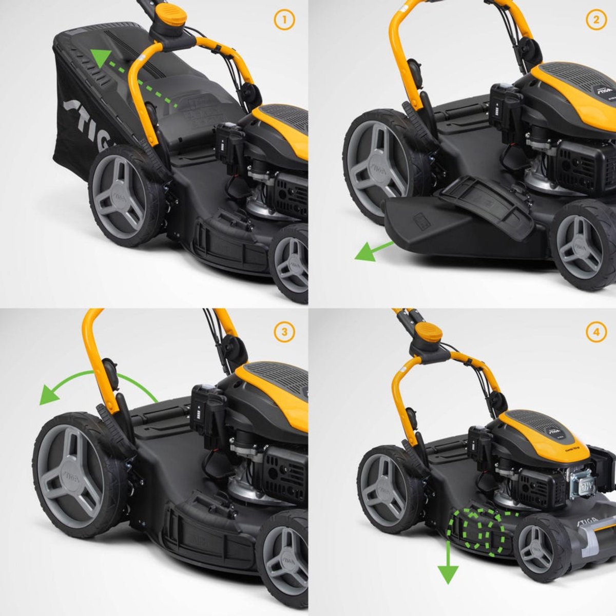 STIGA Combi 753 SE Grasmaaier - Benzine - 51 cm - 4-in-1 thumbnail 6