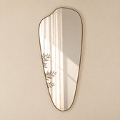 Spiegel Ollie | Organische vorm | Zwart | 120cm x 50cm | Indore Home