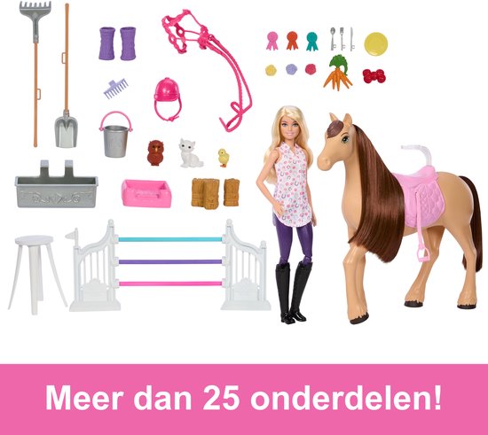 Barbie Mysteries - The Great Horse Chase - Paard Droomstal Speelset van Barbie — afbeelding 2