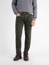 LERROS Casual en comfortabele corduroy broek in Baxter-stijl , Maat: W31_L32 , Kleur: NORDIC OLIVE , 98% katoen, 2% elastaan