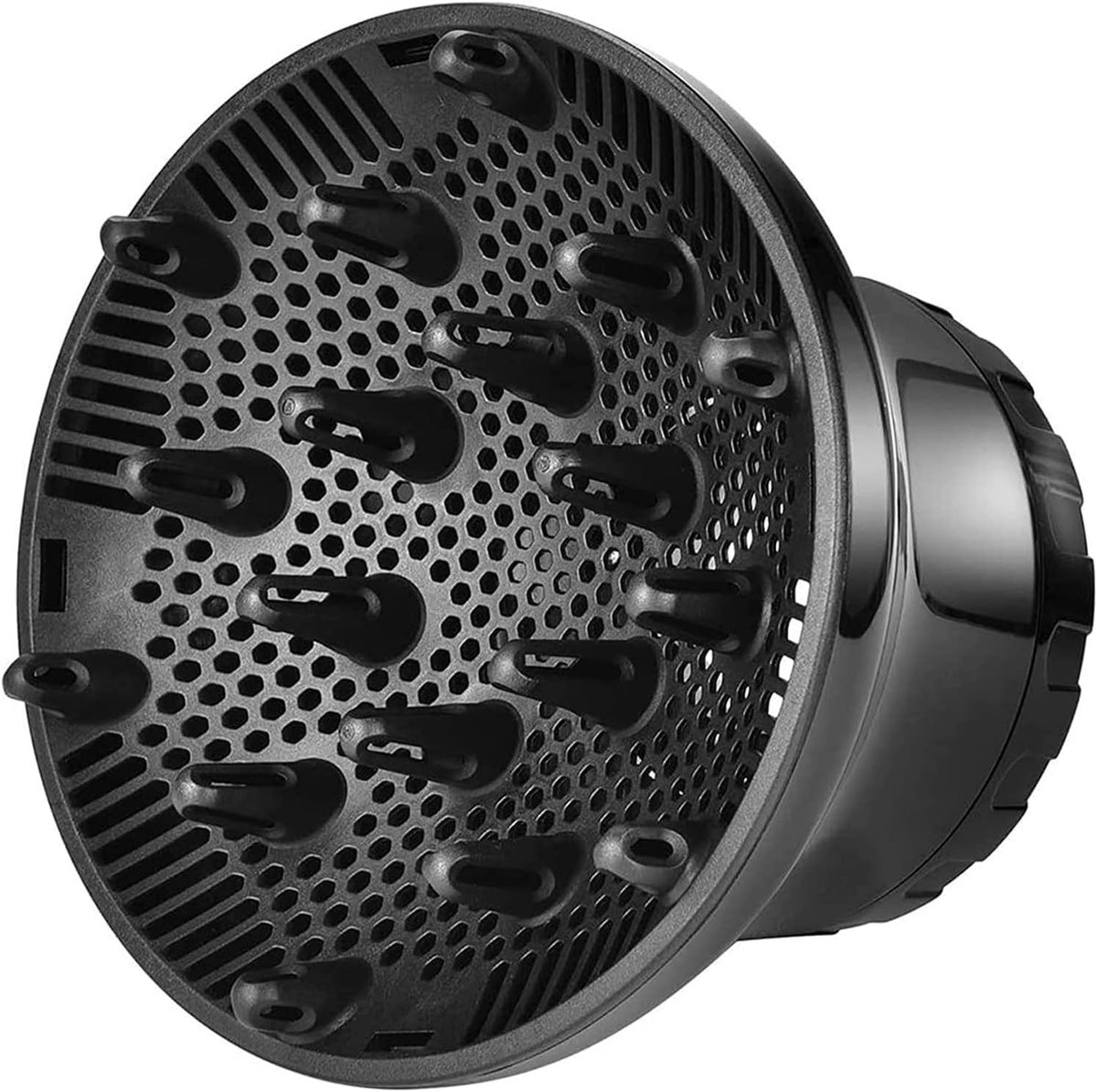 Professionele Haardroger Diffuser, Verstelbaar voor Diverse Haardrogers, Ideaal voor Krullend en Golvend Haar, 3.5-6 cm