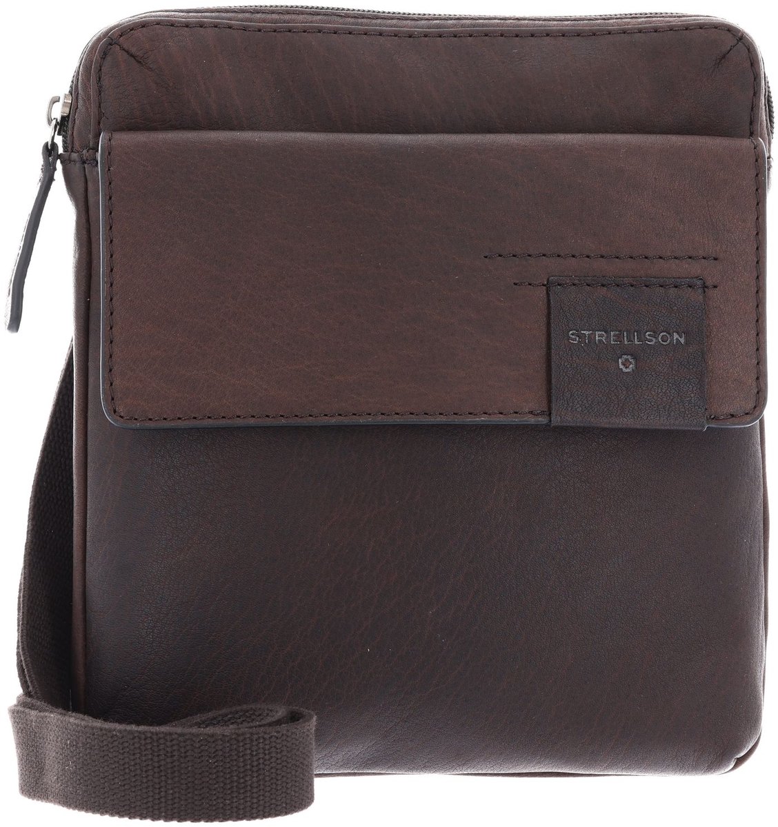 Strellson Hyde Park 1.0 Marcus - Schoudertas XS 22 cm (darkbrown)