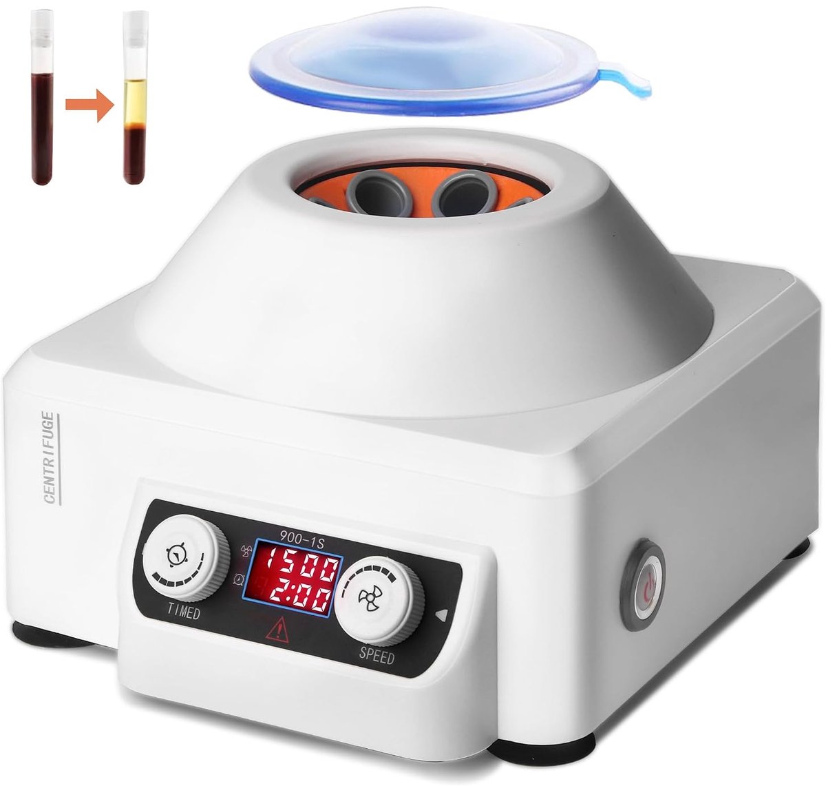 6 x 10 ml PRP laboratoriumcentrifuge, 4000 omw/min, 1795xg RCR 1-99 min plasmacentrifuge, draagbare tafellaboratoriumcentrifuge, 220 V