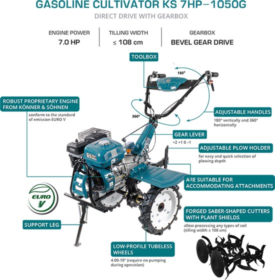Benzinefrees KS 7HP-1050G — afbeelding 5