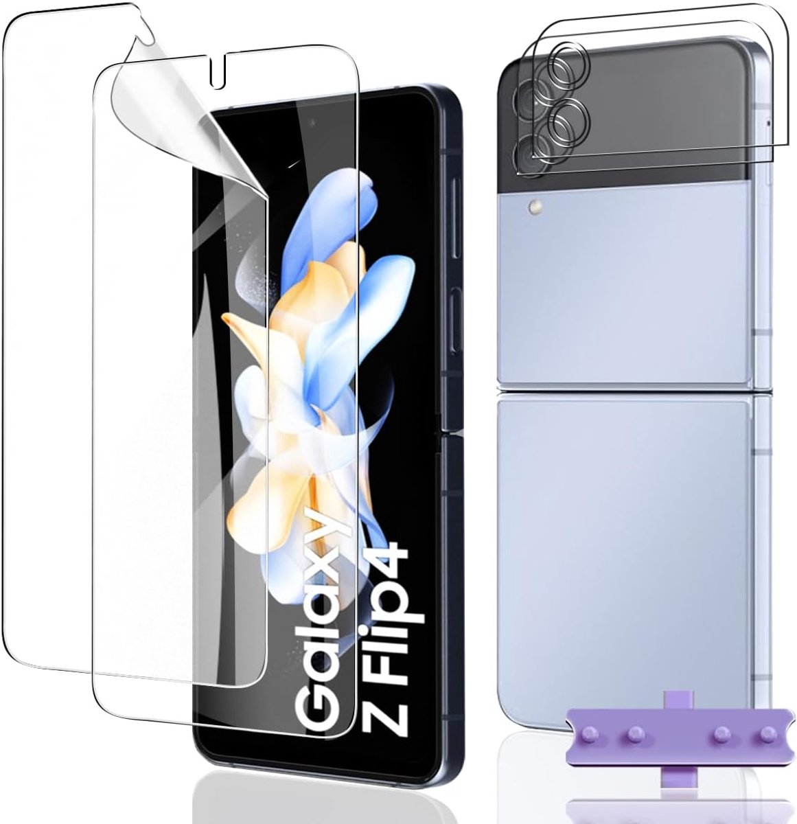 Beschermfolie voor Samsung Galaxy Z Flip 4 voor pantserglas