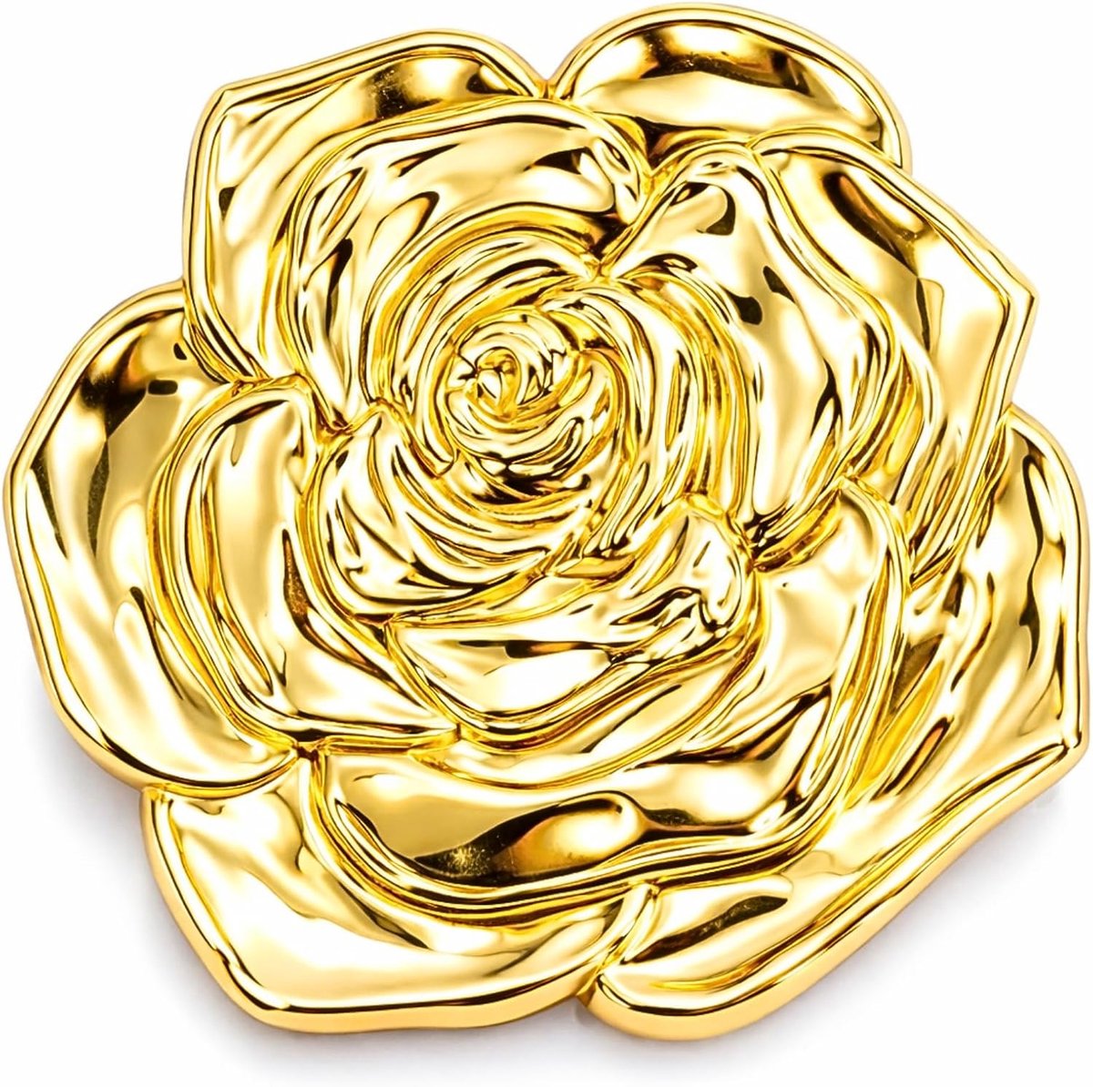 Bloemenspelden | broche voor dameskleding | verguld 3D-design | cadeau natuur en bij | broches en spelden Valentijnsdag | modesieraad | accessoire mode jas rugzak | COOLMETALJACKET