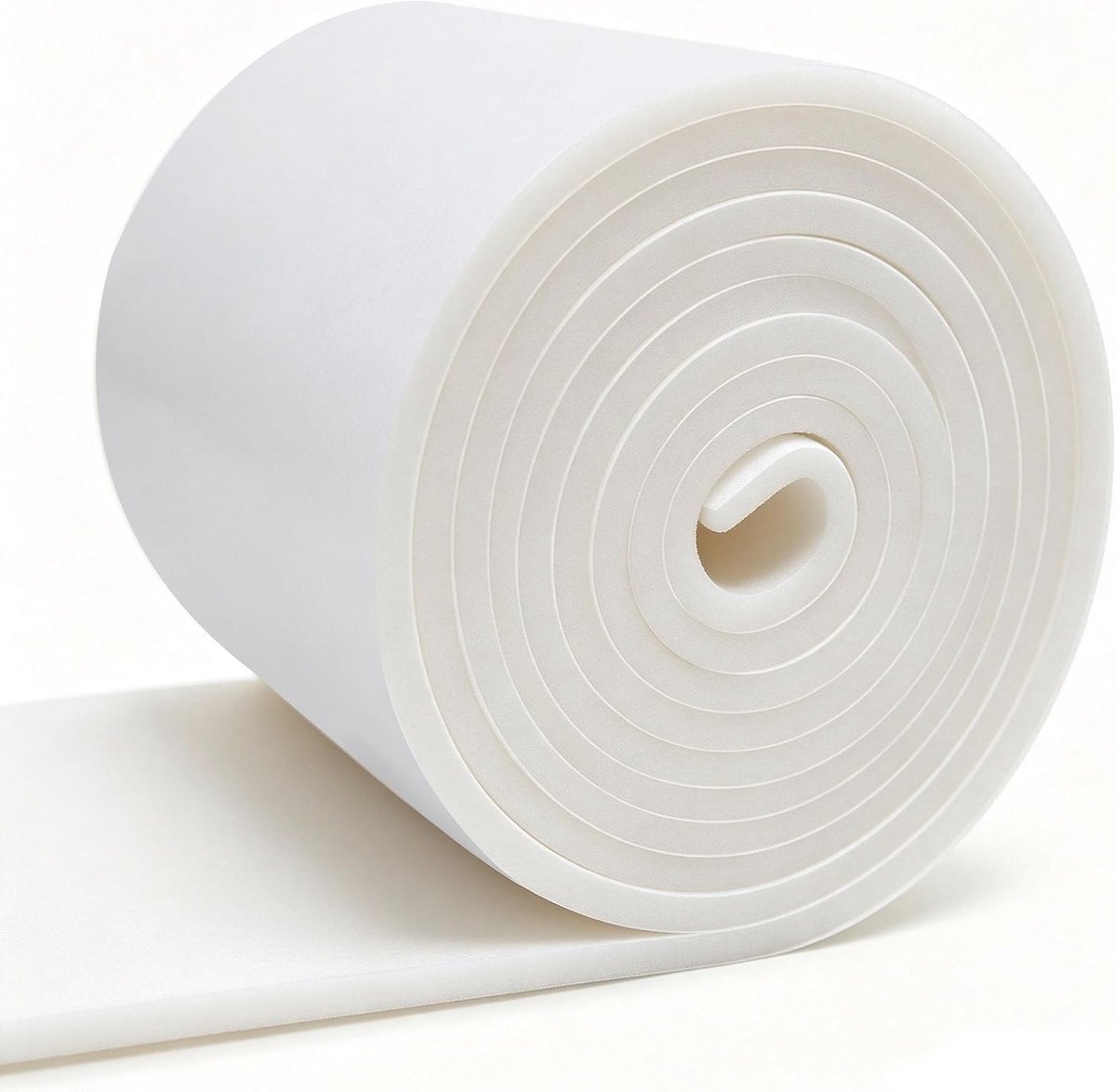 Schuimrol, wit, celrubber, zelfklevend, 300 mm (B) x 6 mm (D) x 3 m (L) multifunctionele neopreen schuimplaat, eenvoudig te snijden, doe-het-zelf celrubberen plaat