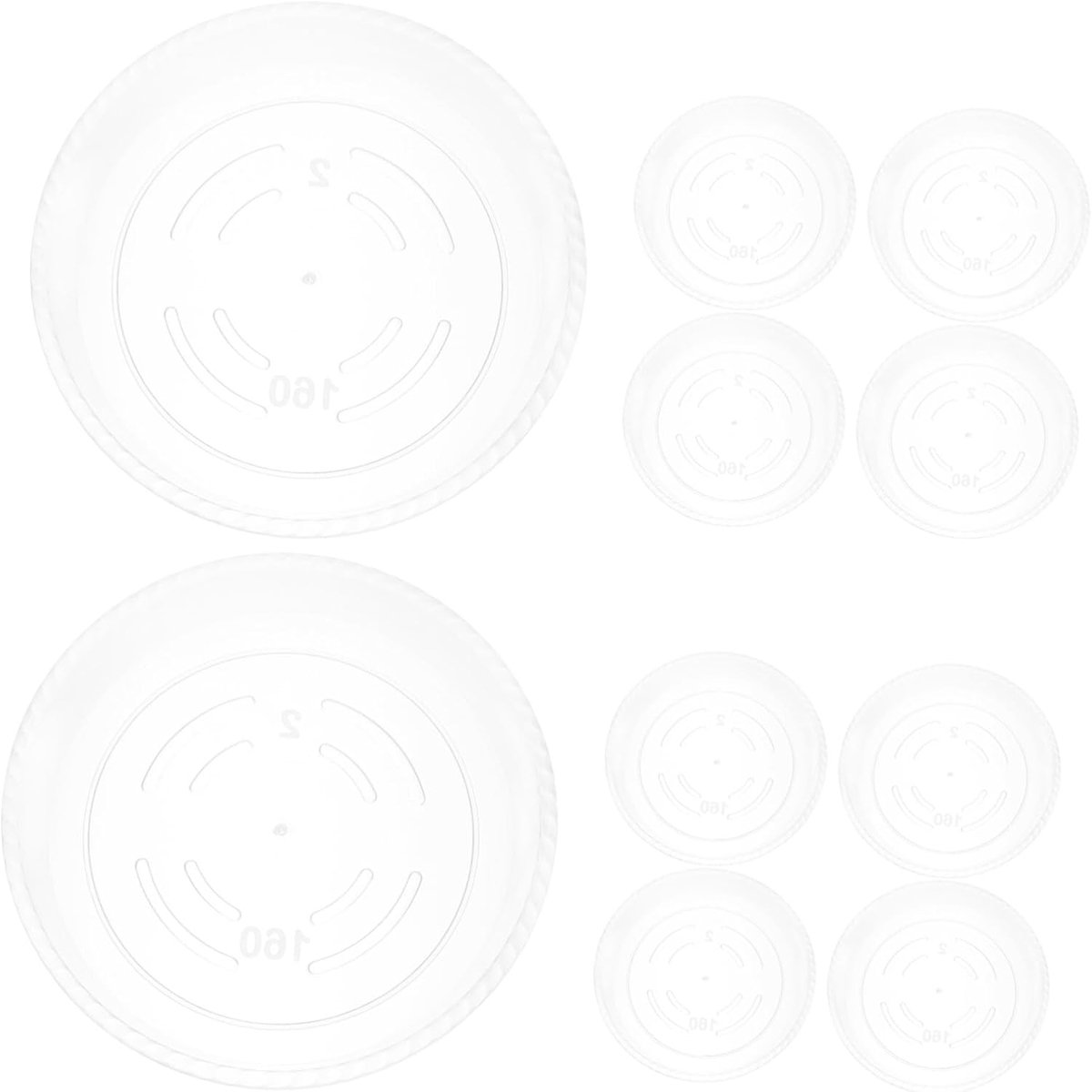 Schotels Ronde Drip Tray Voor Bloempotten Waterdichte Onderzetters Voor Planten Duurzaam Stevig Bescherming Voor Vloeren Meubels