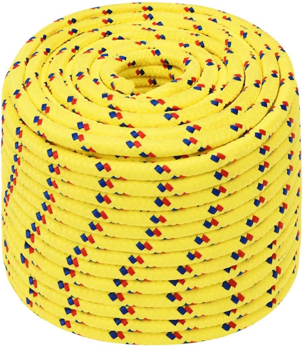 Touw 12 mm 50 m geel