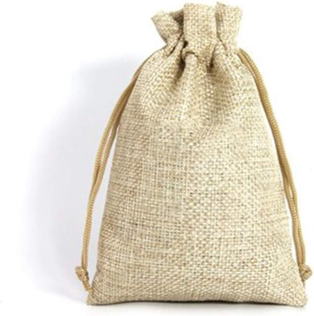 Trekkoord Tassen Katoen Opslag Handig formaat Gift Pouch Vintage Party Tassen Jute Coin Pouch Perfect voor Kunst en Ambachten en Kerstmis