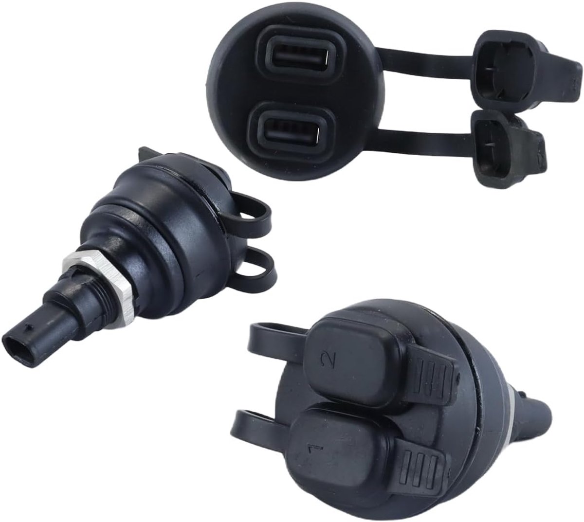 5V Motorfiets USB-lader met dubbele poort voor BMW R1200GS R1250GS R1250RT R1200RT R nineT K1600GT K1600GTL K1300S K1300GT