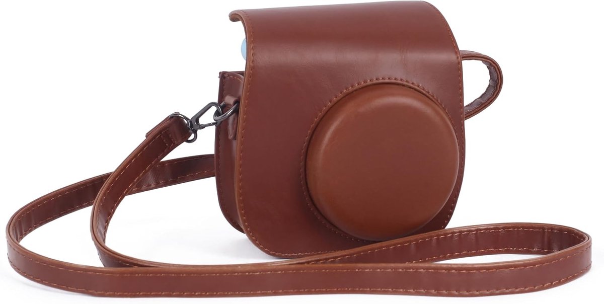Camerahoes voor Instax Mini 13/12 - Cognac Brown