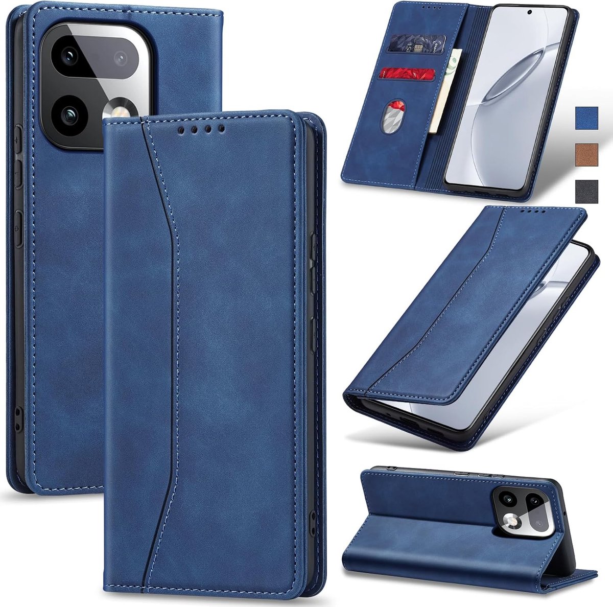 Hoesje voor Realme 16 Pro Plus,Blauw