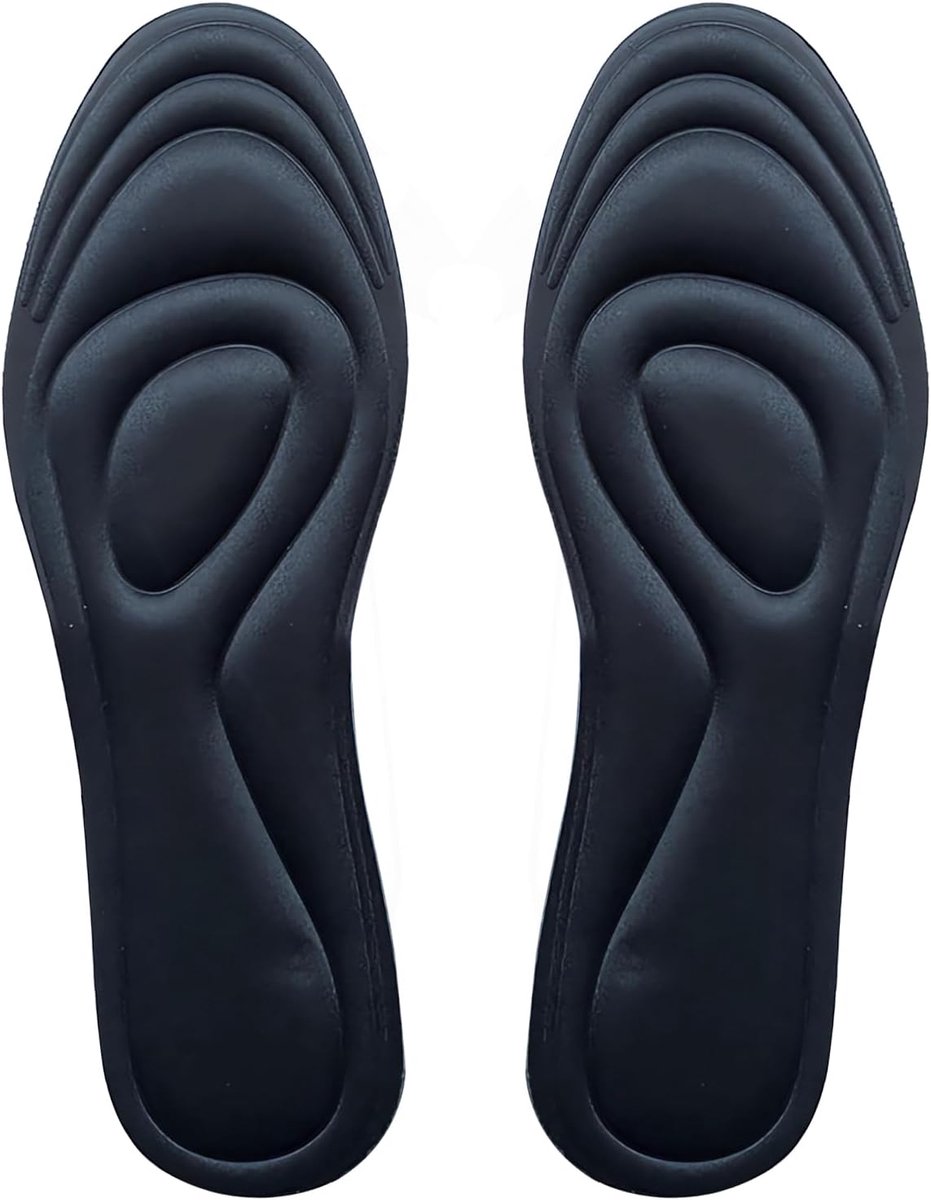 Inlegzolen van traagschuim voor schoenen voor dames en heren, comfortabele en dempende inlegzolen voor werk, sport, wandelen
