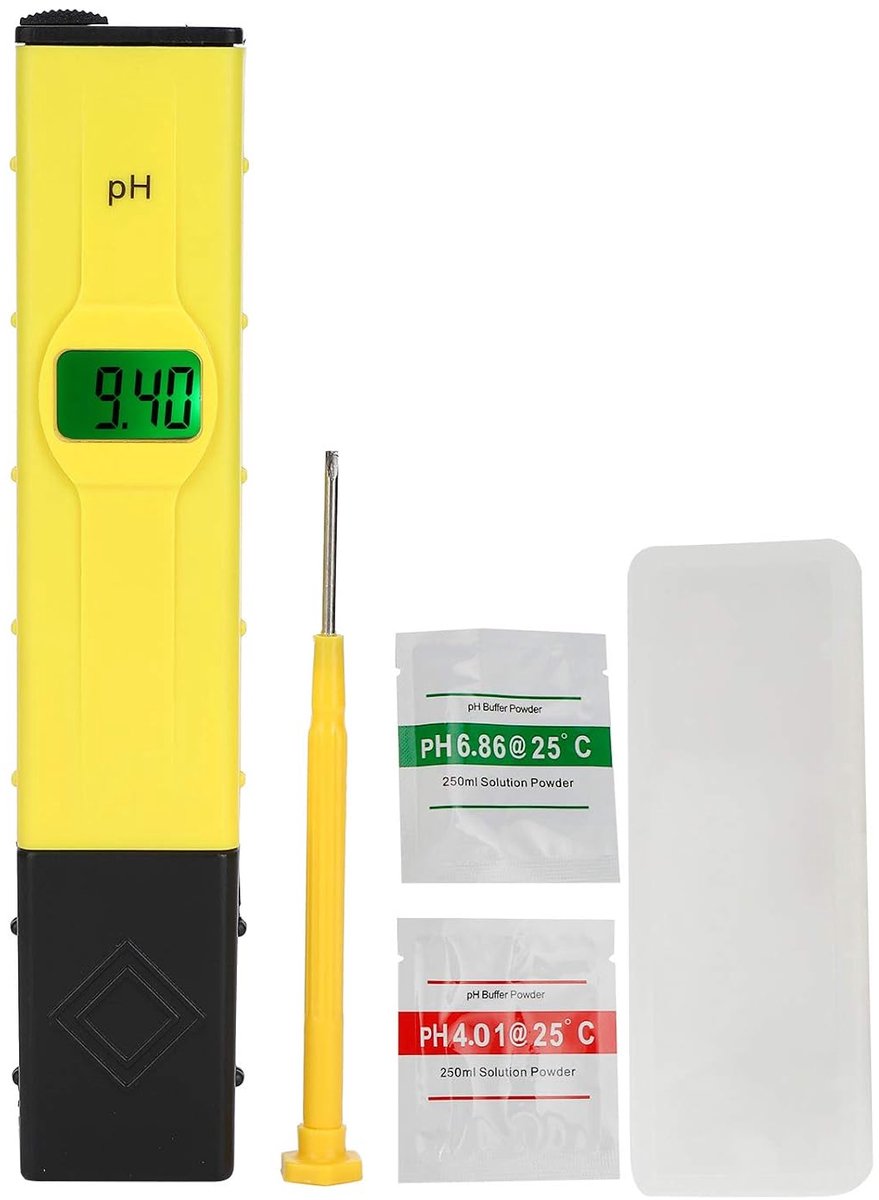 PH-meter Klein en draagbaar voor voedsel en dranken voor aquariumvisserij, zwembaden, schoollaboratoria