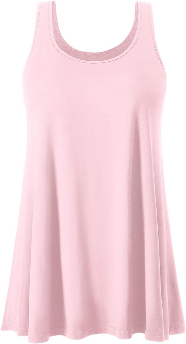 Onderhemd voor dames, geïntegreerde beha, tanktop, losse pasvorm, losse mouwloze blouse, shirt, S-XXXXL