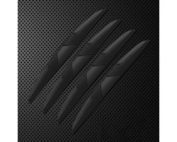 Beschermstrip voor autodeur voor Peugeot 508/5008 PureTech/GT Line/BlueHDi, krasbescherming voor autodeur, randbescherming, trim strips, stickers, zwart